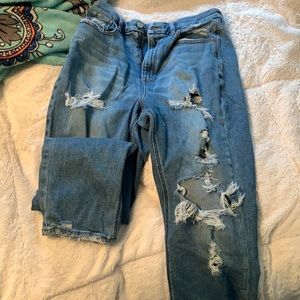 American Eagle Mom jeans.